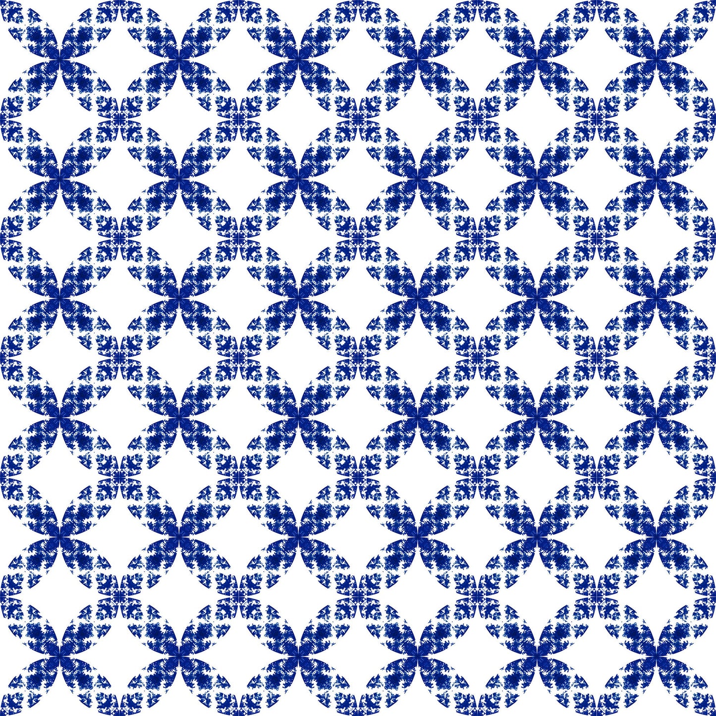 Prosperity Metallic Grass Cloth Wallpaper - Blue Checkered Mid-Century Modern - Non-Pasted Commercial Grade