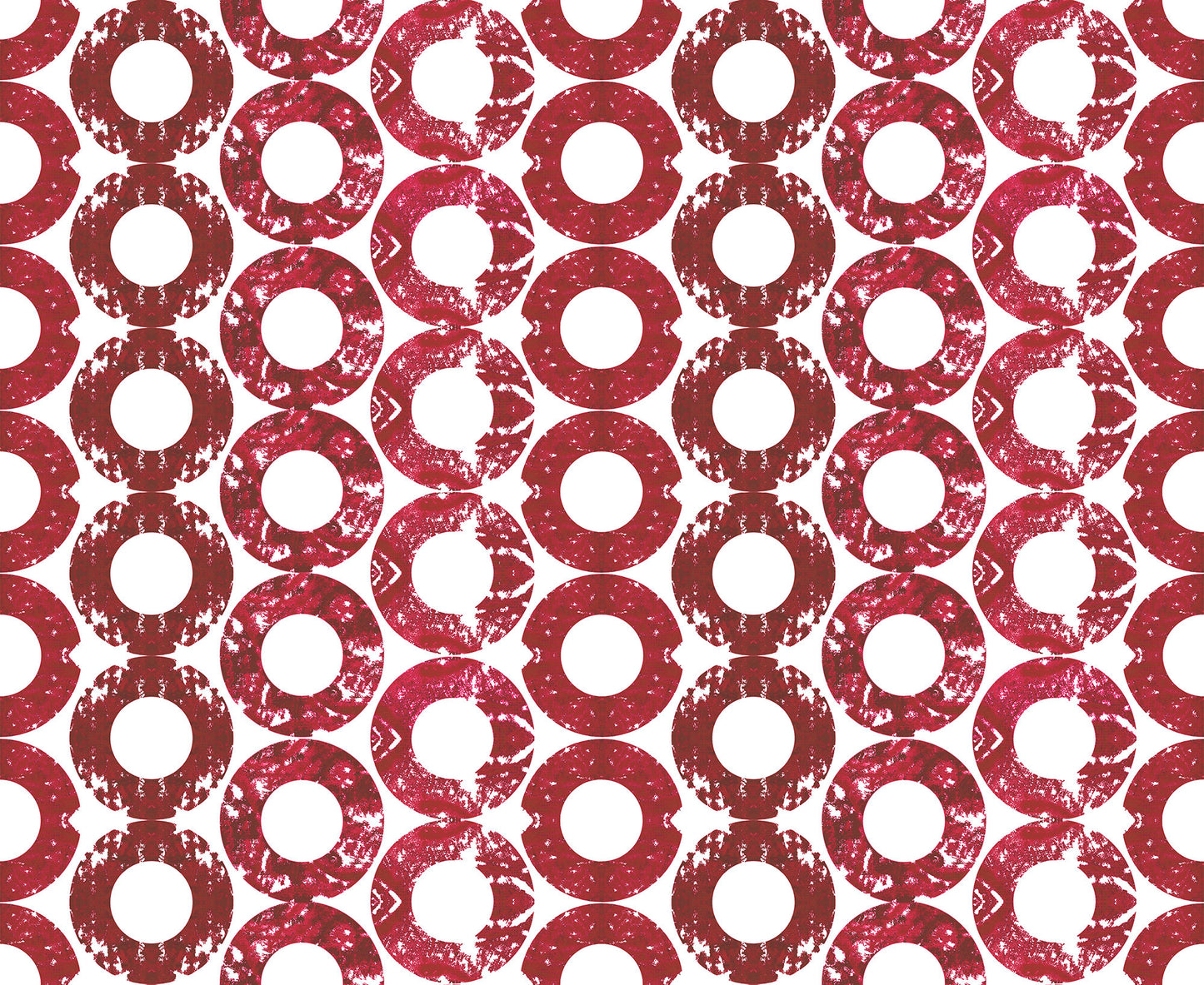 Geometric Mars Red Wallpaper
