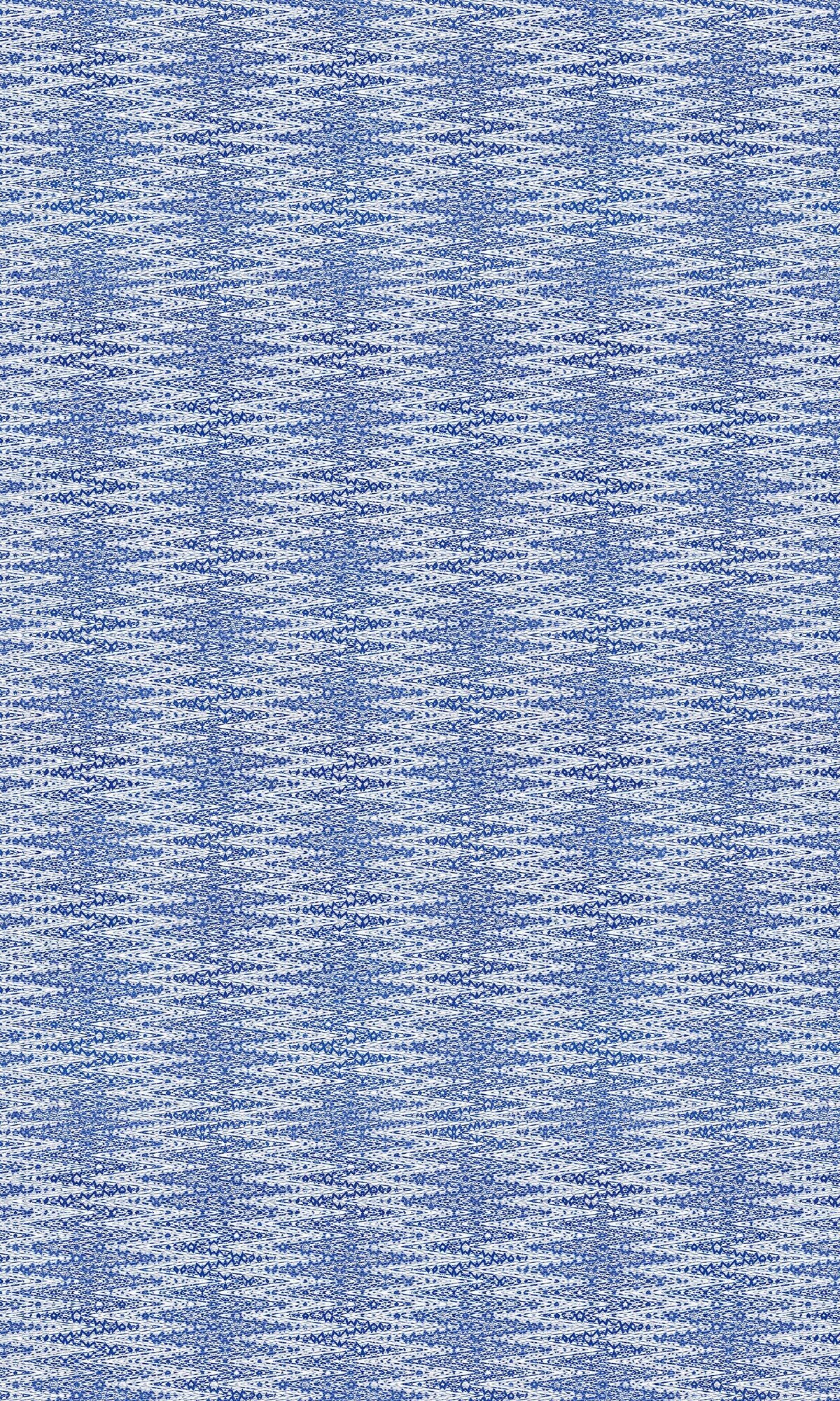 Santa Cruz Indoor/Outdoor Washable Floor Covering - Blue Modern Abstract - 2-Ply Vinyl with Non-Slip Latex Backing