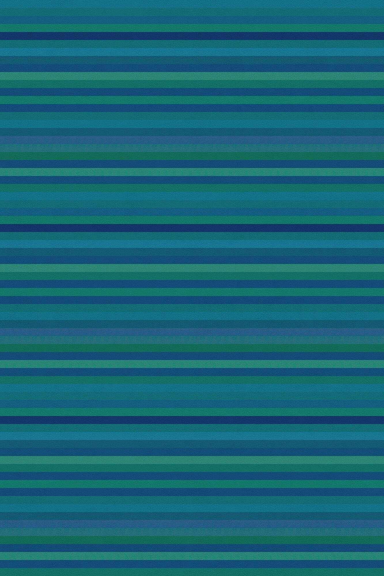 Teal Cabana Stripes Versatile Indoor/Outdoor Washable Rug - Blue, Green Modern Coastal Stripes - Vinyl with Non-Slip Latex Backing