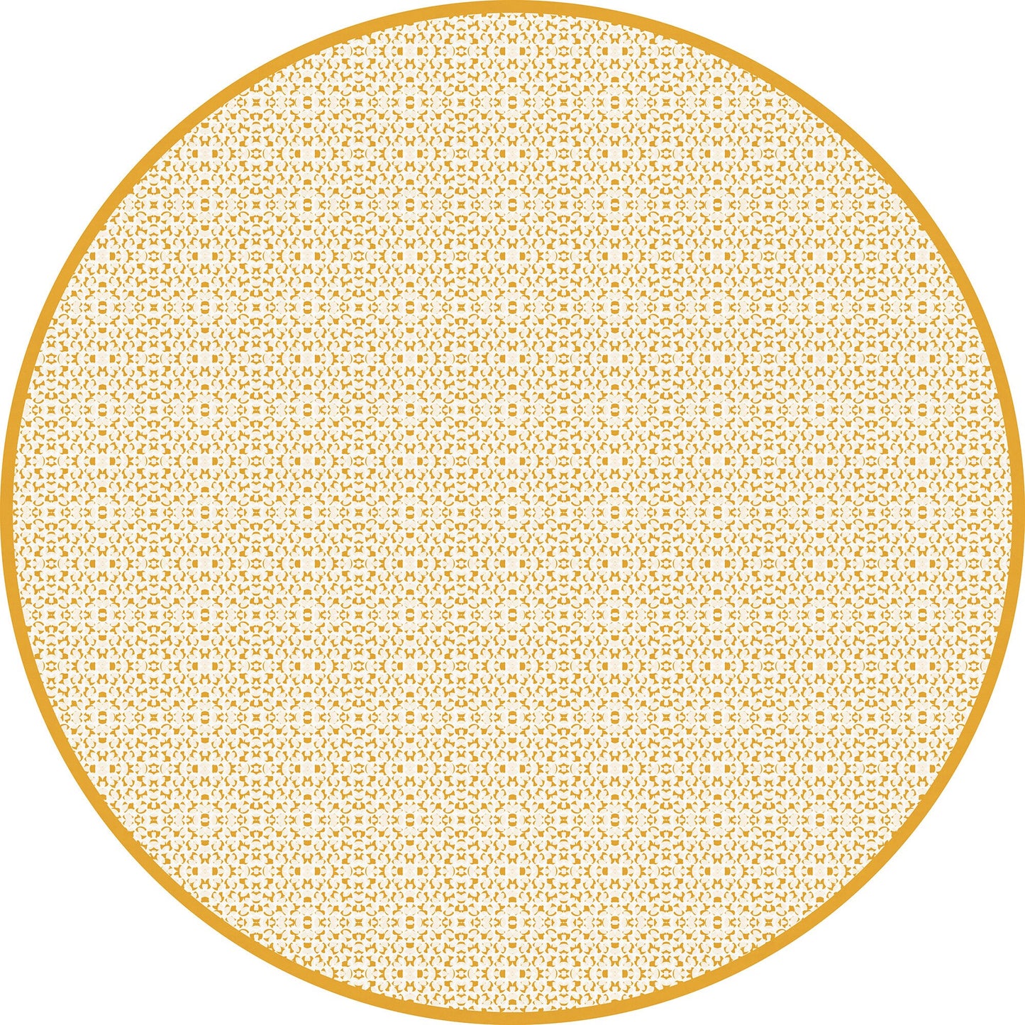 Sunglow Round Indoor/Outdoor Vinyl Non-Slip Rug