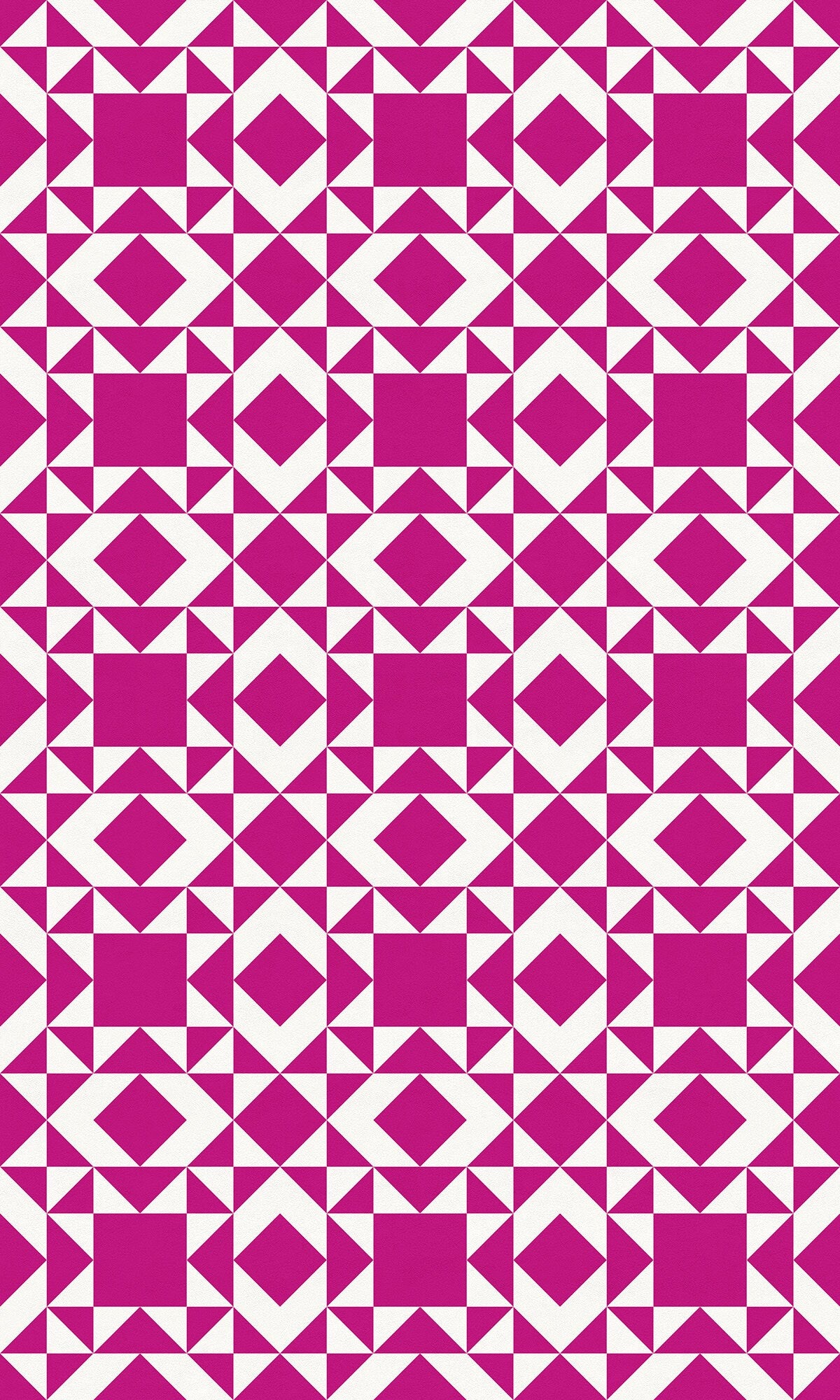 Sundance Indoor/Outdoor Washable Floor Covering - Pink Southwestern Geometric - 2-Ply Vinyl with Non-Slip Latex Backing