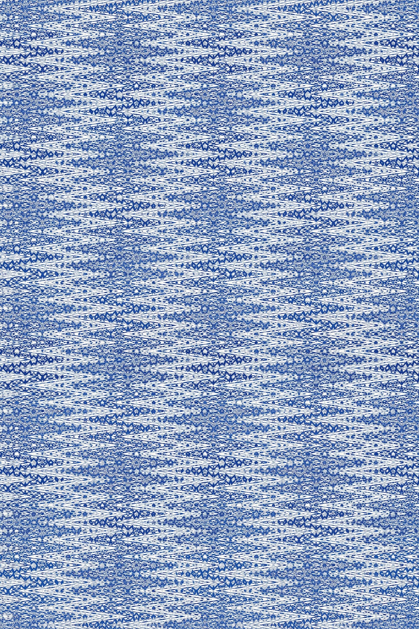 Santa Cruz Indoor/Outdoor Washable Floor Covering - Blue Modern Abstract - 2-Ply Vinyl with Non-Slip Latex Backing