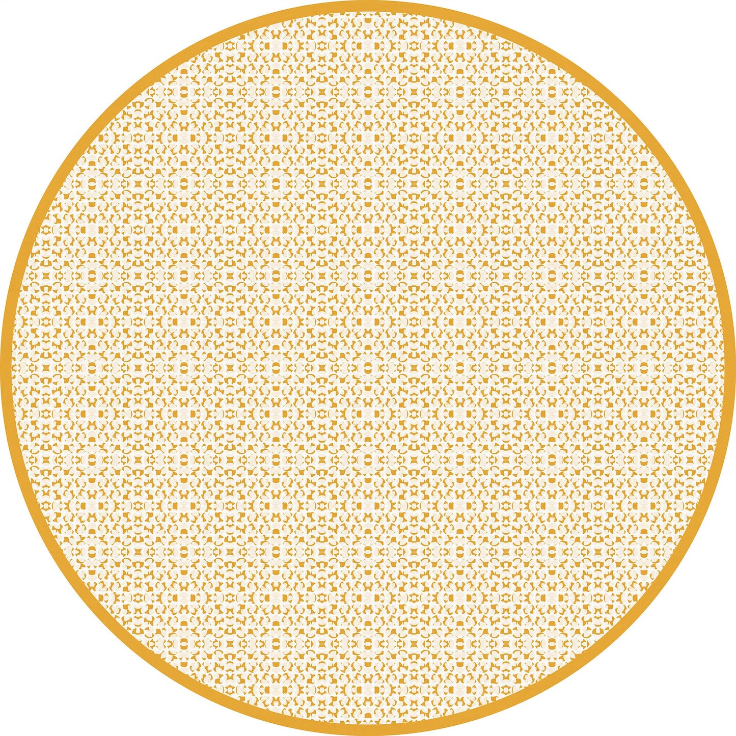 Sunglow Round Indoor/Outdoor Vinyl Non-Slip Rug