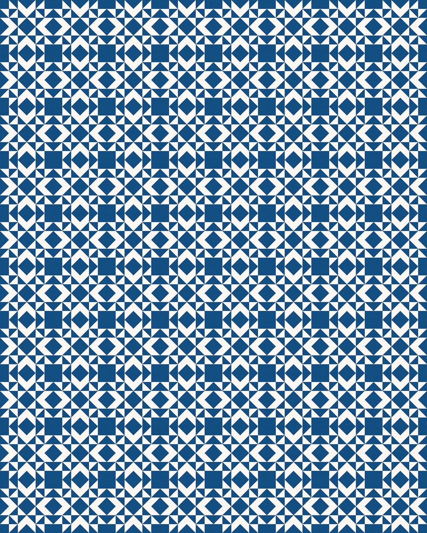 Cheyenne Versatile Indoor/Outdoor Washable Rug - Blue Southwestern Geometric - Vinyl with Non-Slip Latex Backing