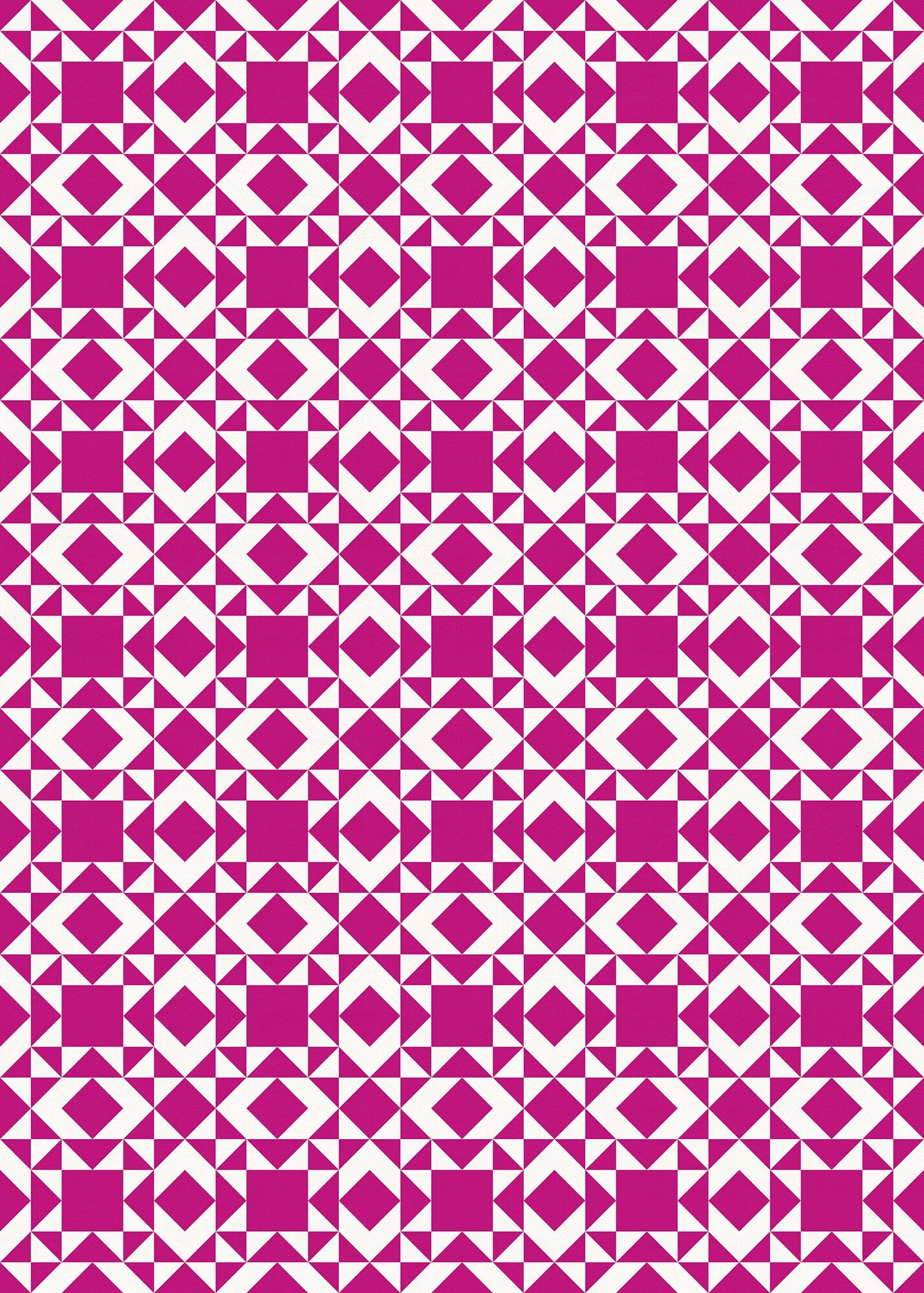 Sundance Indoor/Outdoor Washable Floor Covering - Pink Southwestern Geometric - 2-Ply Vinyl with Non-Slip Latex Backing