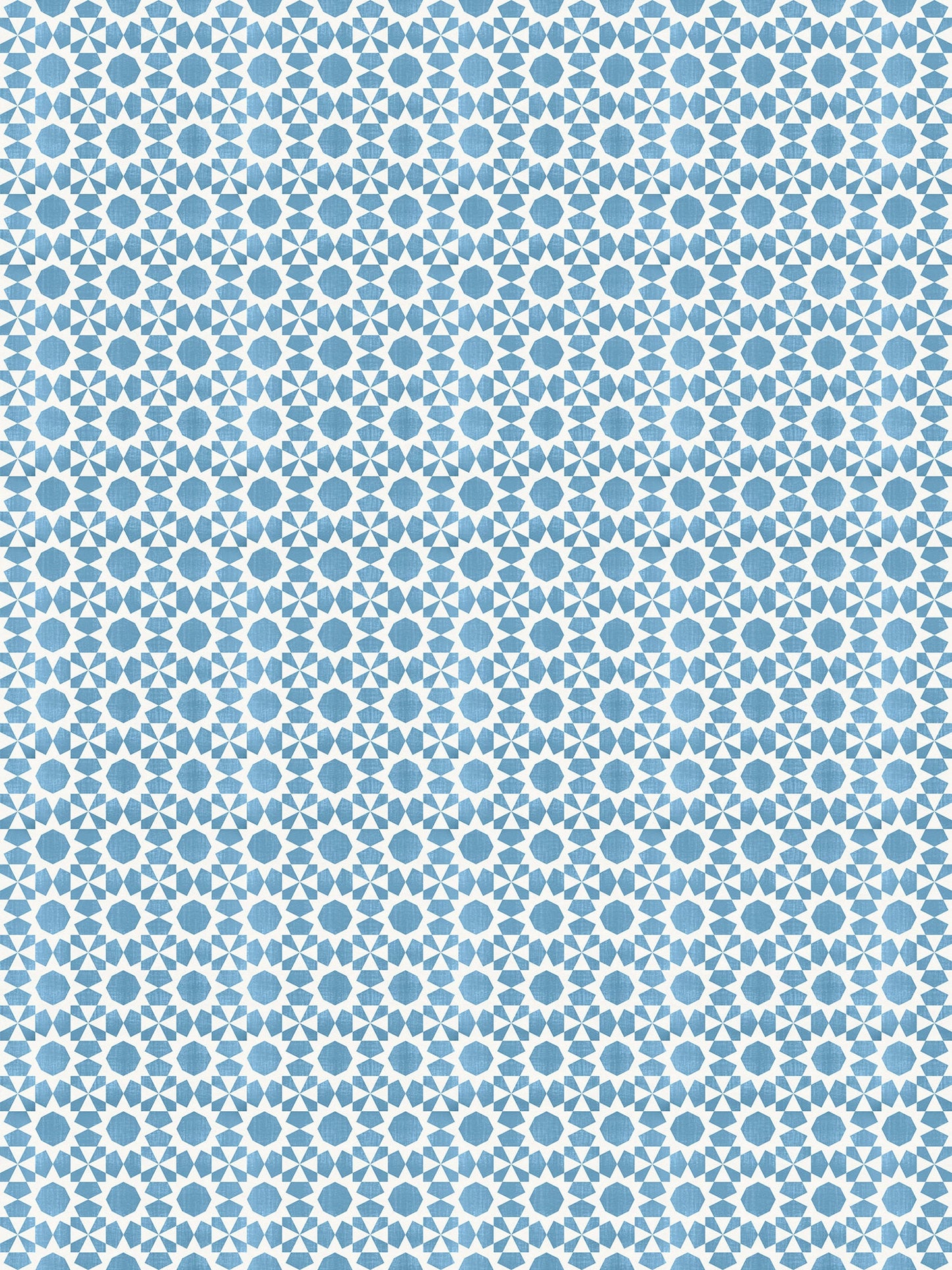 Casper Versatile Indoor/Outdoor Washable Rug - Blue Southwestern Coastal Geometric - Vinyl with Non-Slip Latex Coating