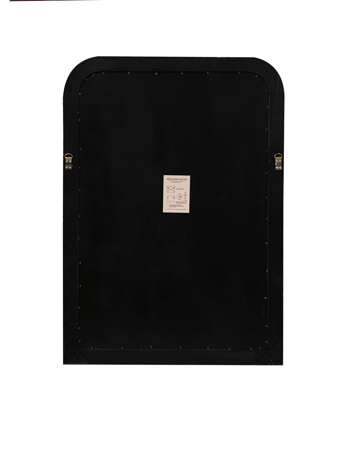 Traditional Arched Decorative 'Duparc' Wall Mirror - Hand Painted Solid Wood Frame - Modern Mirror
