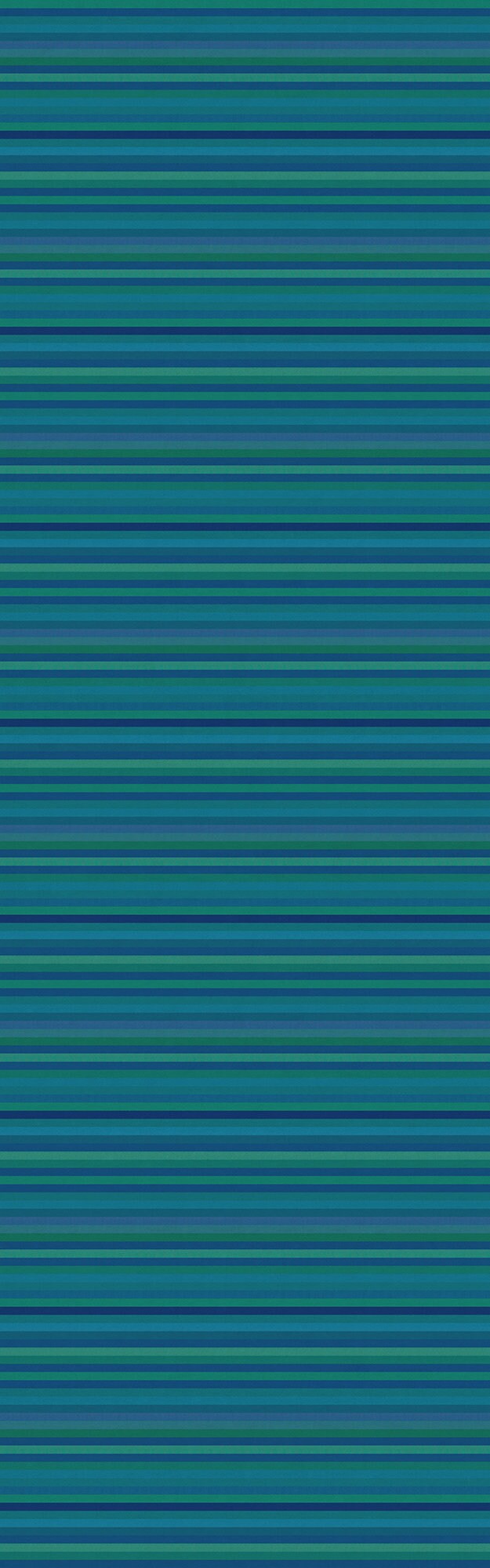 Teal Cabana Stripes Versatile Indoor/Outdoor Washable Rug - Blue, Green Modern Coastal Stripes - Vinyl with Non-Slip Latex Backing