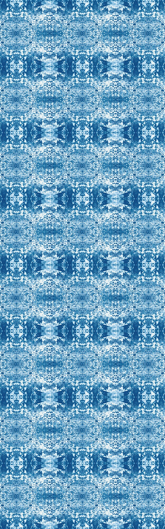 Cannonball Versatile Indoor/Outdoor Washable Rug - Blue Coastal Modern Abstract - Vinyl with Non-Slip Latex Backing