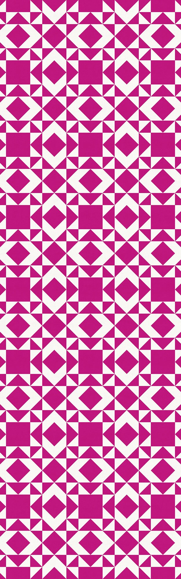 Sundance Indoor/Outdoor Washable Floor Covering - Pink Southwestern Geometric - 2-Ply Vinyl with Non-Slip Latex Backing