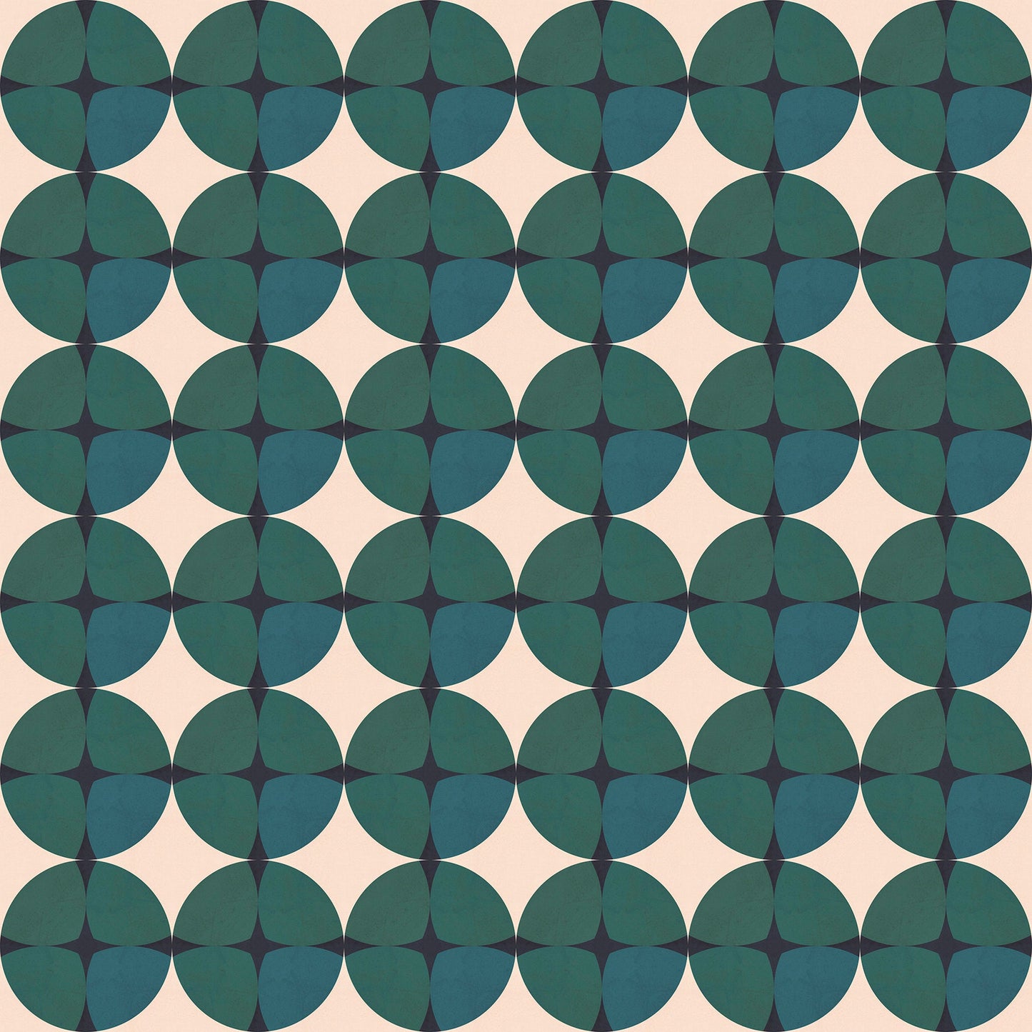 Gemstone Emerald Vinyl Canvas Wallpaper - Mid-Century Green Geometric - Removable Reusable Peel & Stick Wallpaper Panel