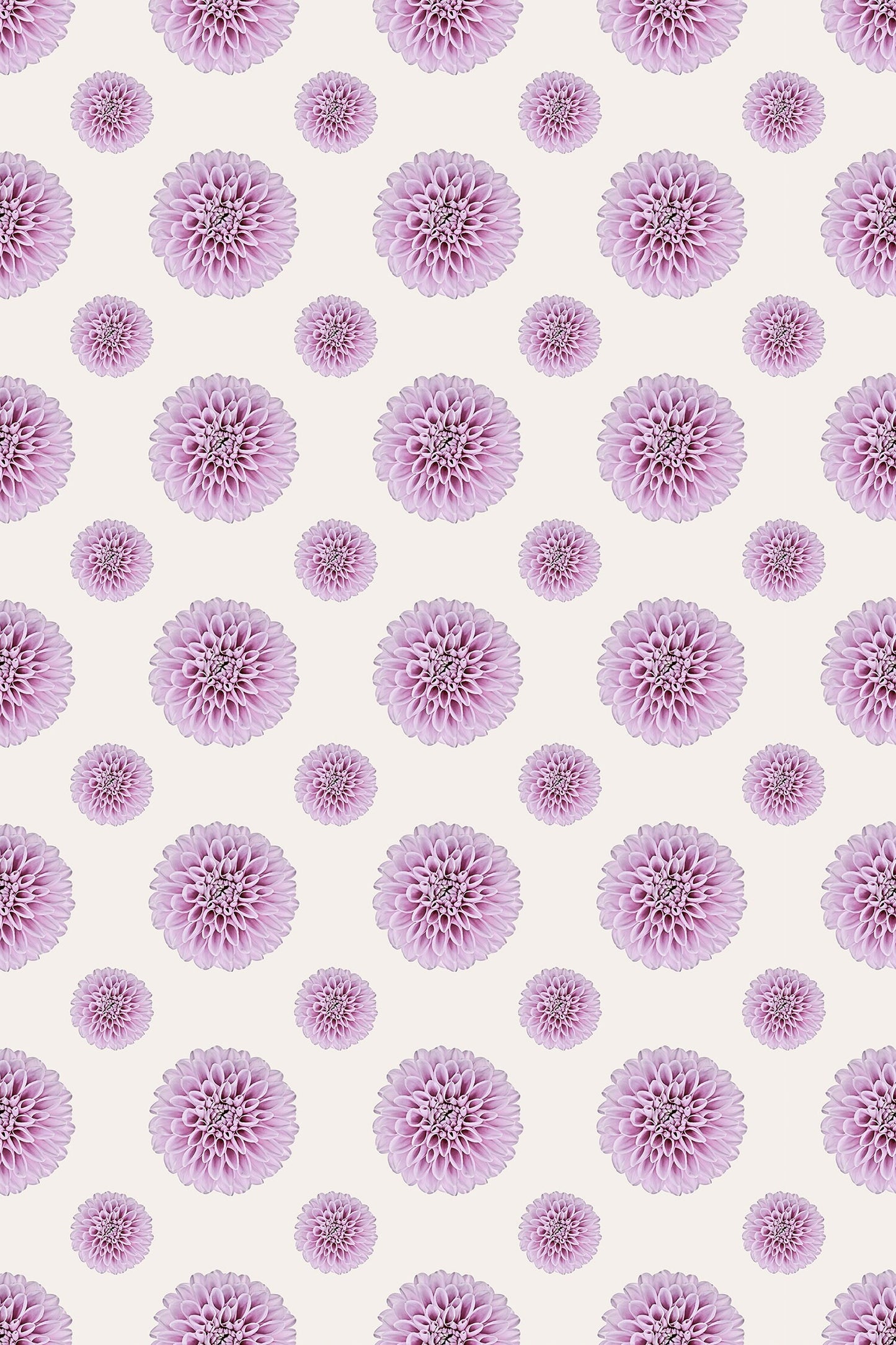 Blossom in Lavender Versatile Indoor/Outdoor Rug- Purple Modern Floral - Vinyl with Non-Slip Latex Backing