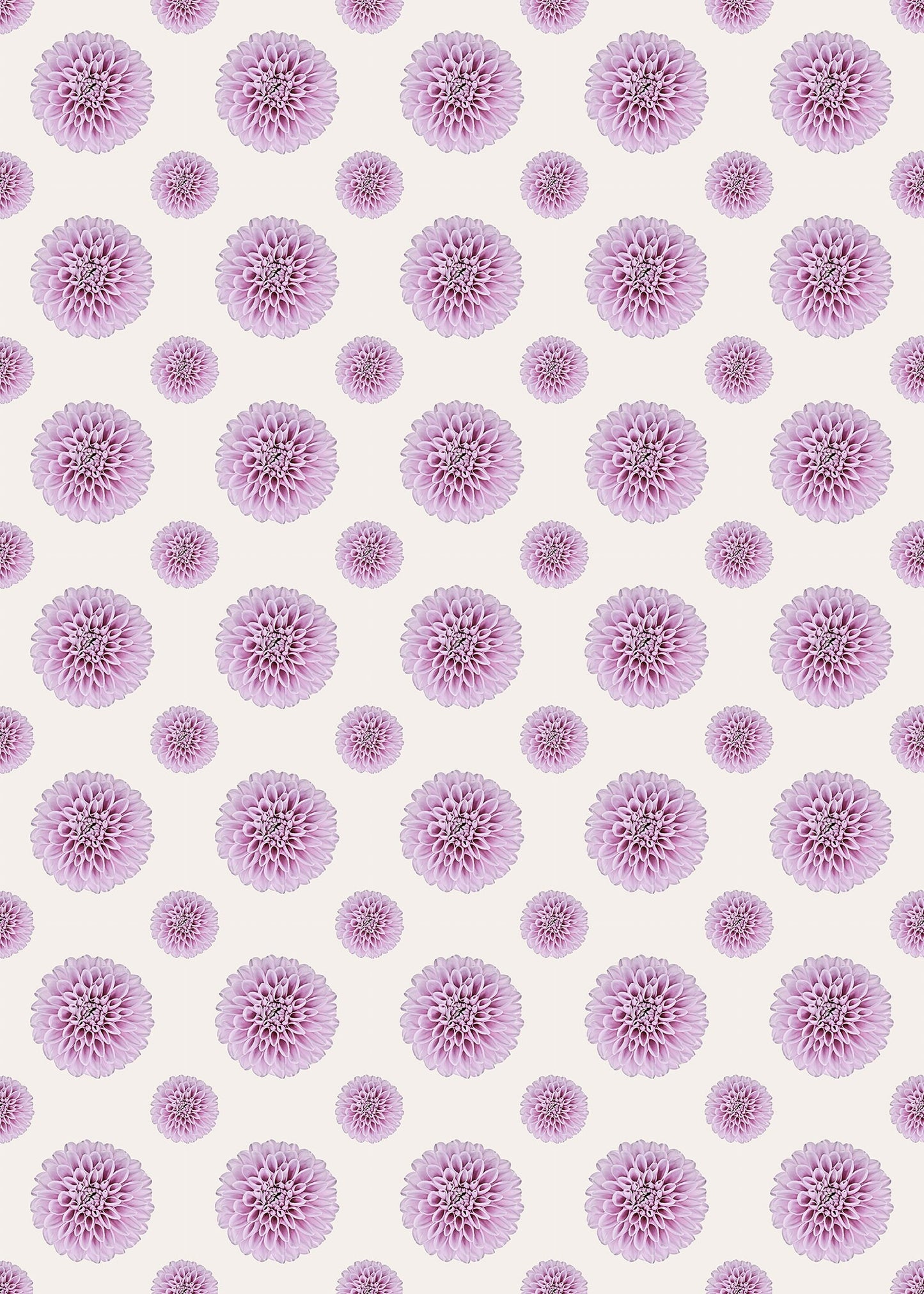 Blossom in Lavender Versatile Indoor/Outdoor Rug- Purple Modern Floral - Vinyl with Non-Slip Latex Backing