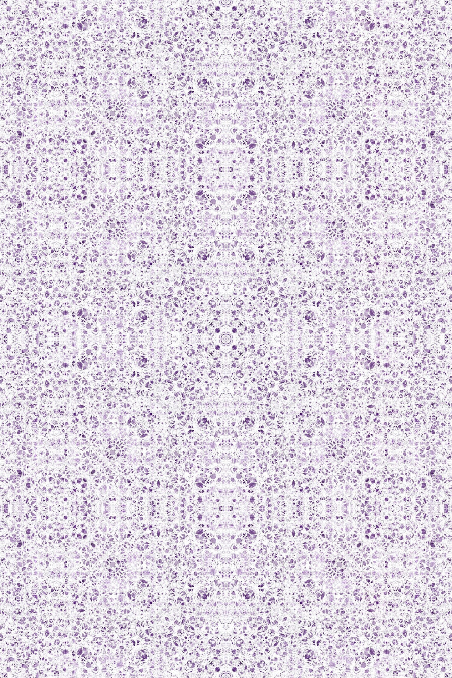 Poppies in Lavender Indoor/Outdoor Floor Covering - French Country - 2-Ply Vinyl with Non-Slip Latex Backing