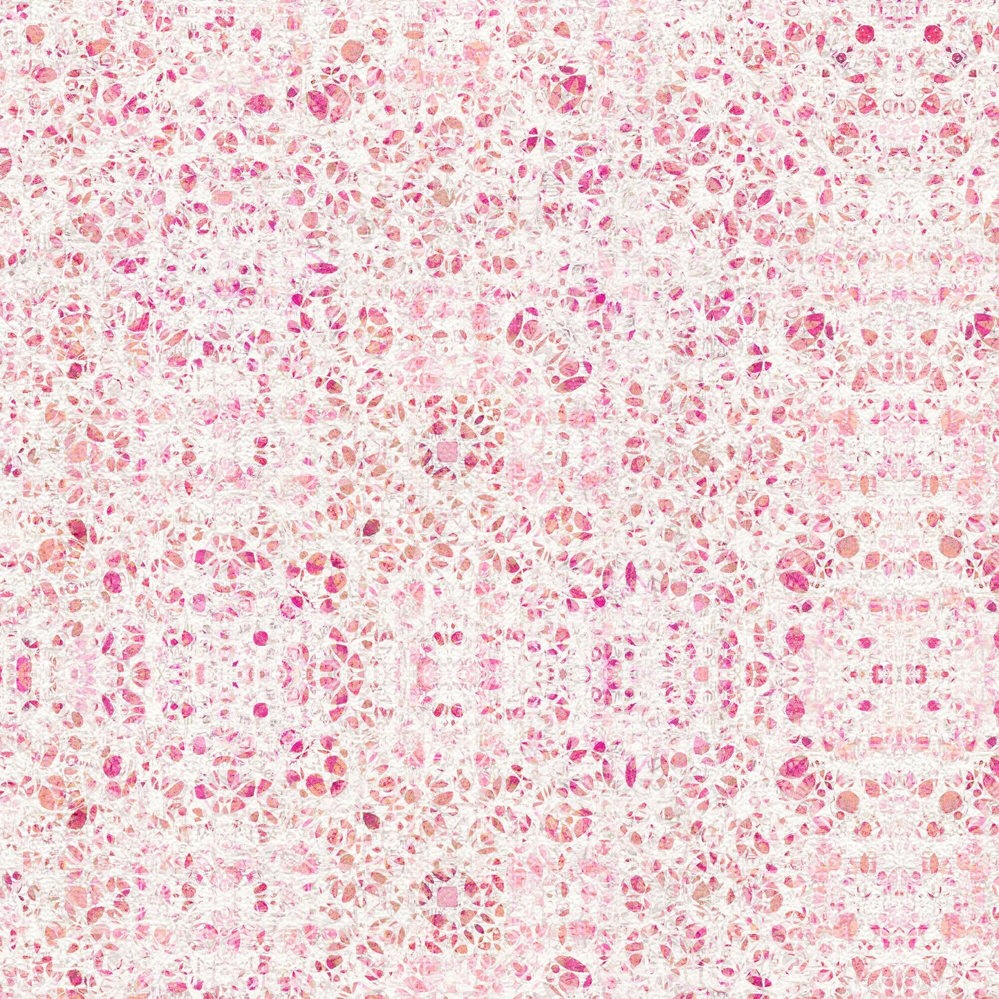 Poppies in Rose Indoor/Outdoor Floor Covering - French Country - 2-Ply Vinyl with Non-Slip Latex Backing