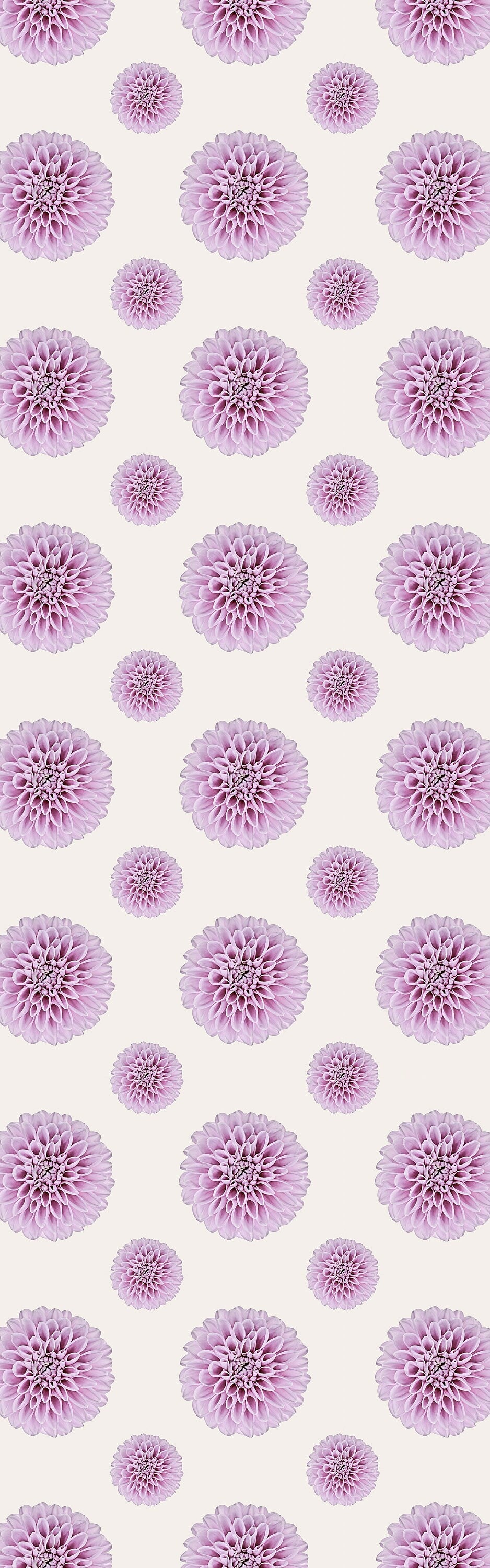 Blossom in Lavender Versatile Indoor/Outdoor Rug- Purple Modern Floral - Vinyl with Non-Slip Latex Backing