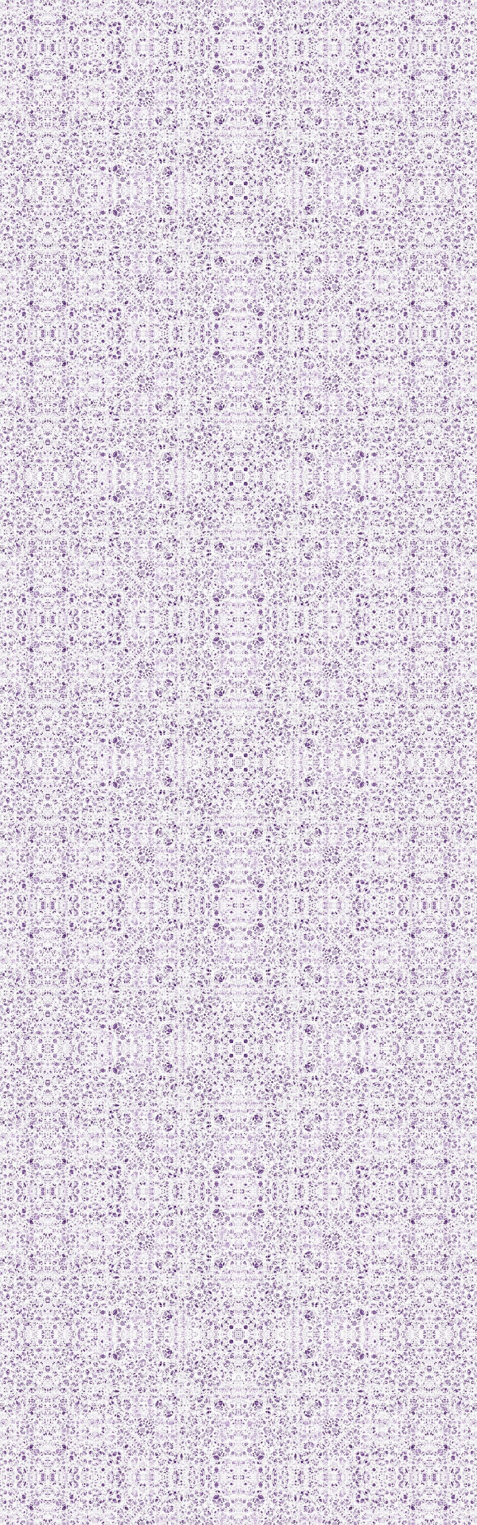 Poppies in Lavender Indoor/Outdoor Floor Covering - French Country - 2-Ply Vinyl with Non-Slip Latex Backing