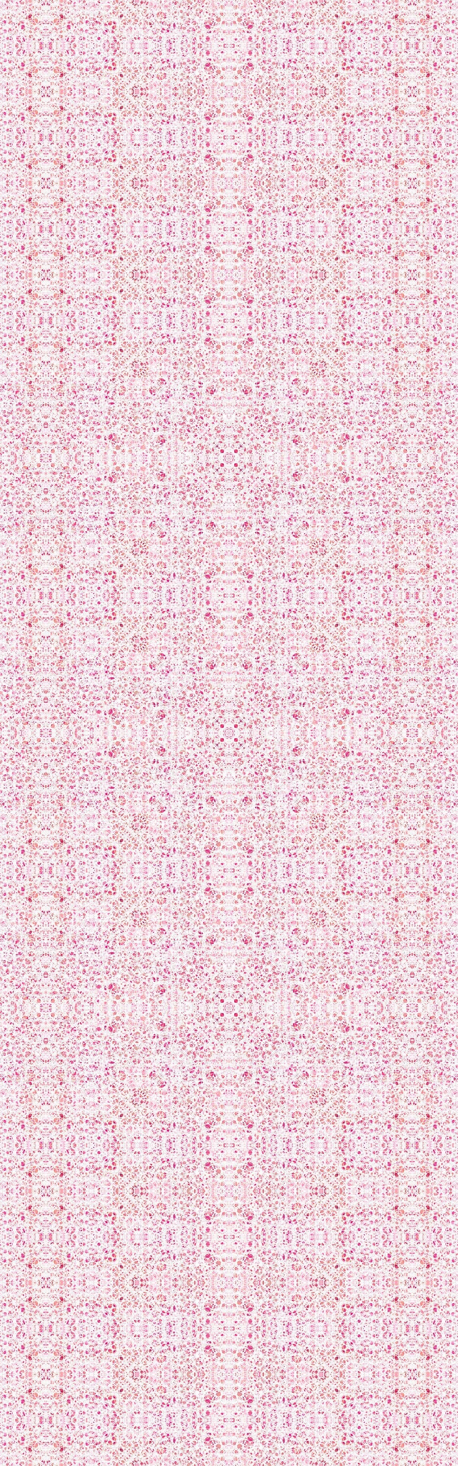 Poppies in Rose Indoor/Outdoor Floor Covering - French Country - 2-Ply Vinyl with Non-Slip Latex Backing