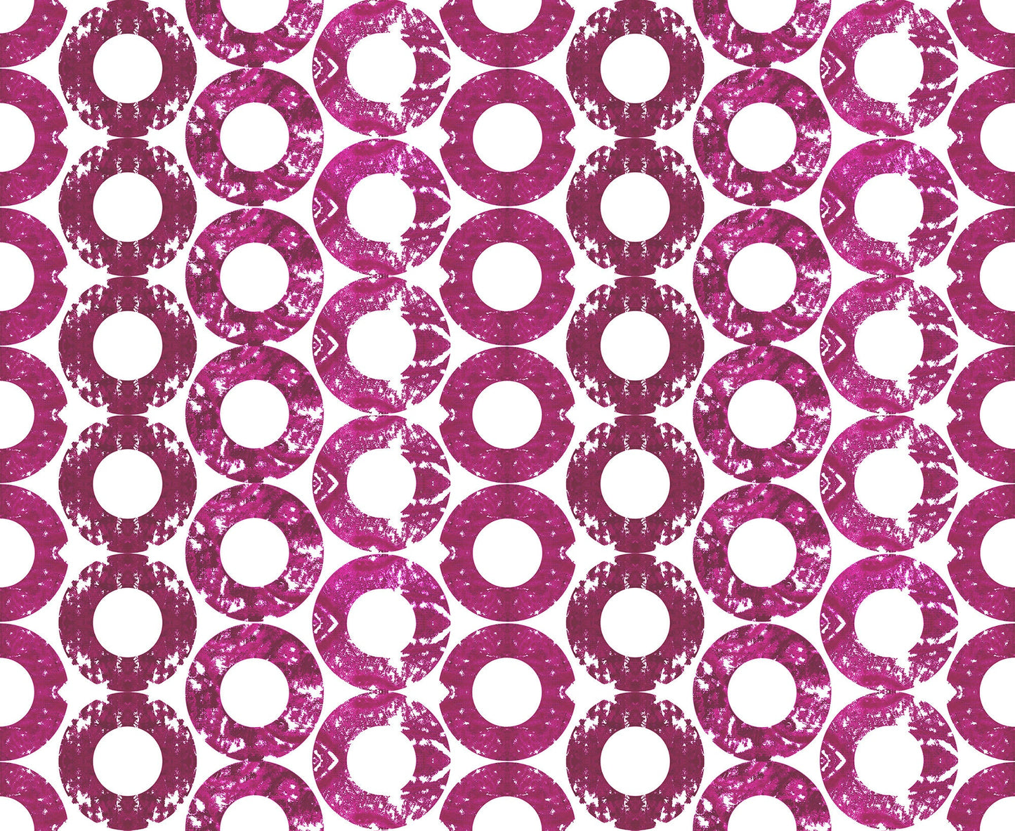 Geometric Mercury Magenta Wallpaper