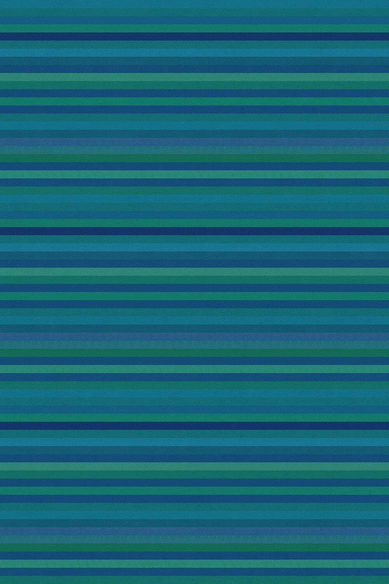 Teal Cabana Stripes Versatile Indoor/Outdoor Washable Rug - Blue, Green Modern Coastal Stripes - Vinyl with Non-Slip Latex Backing