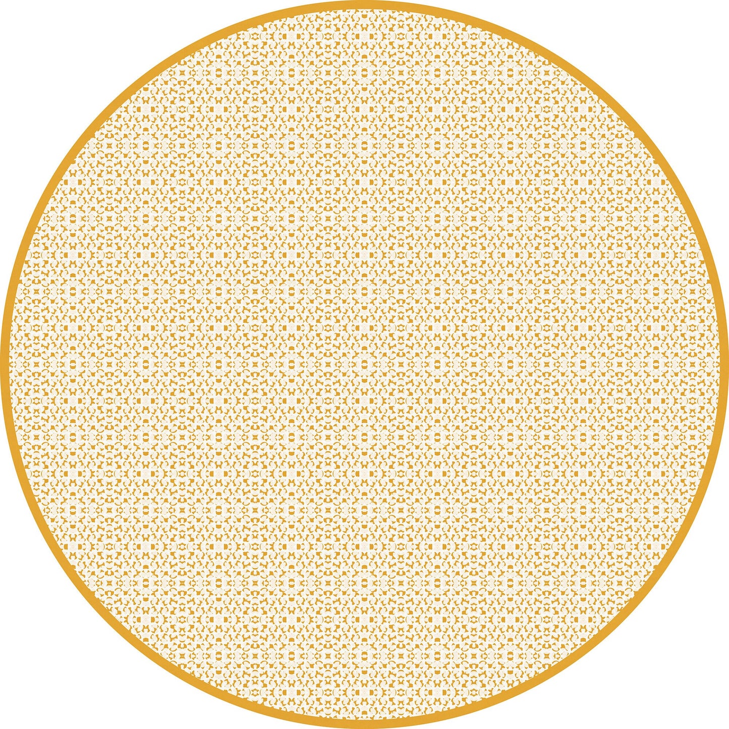 Sunglow Round Indoor/Outdoor Vinyl Non-Slip Rug