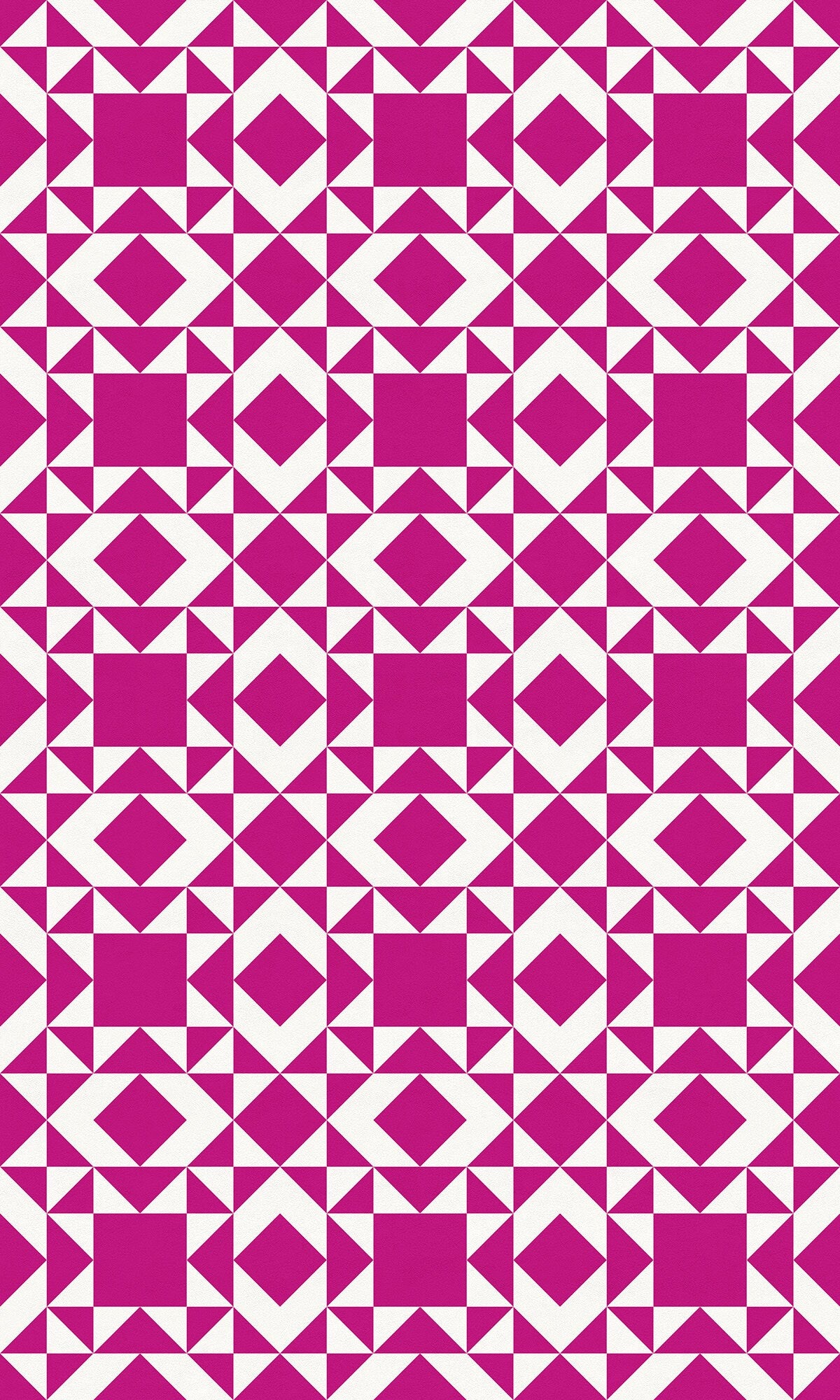 Sundance Indoor/Outdoor Washable Floor Covering - Pink Southwestern Geometric - 2-Ply Vinyl with Non-Slip Latex Backing