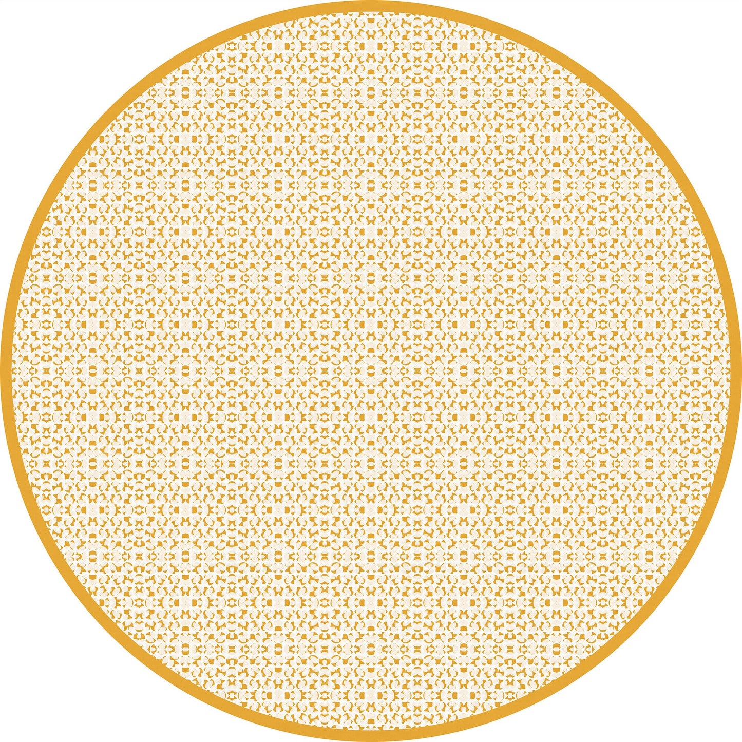 Sunglow Round Indoor/Outdoor Vinyl Non-Slip Rug