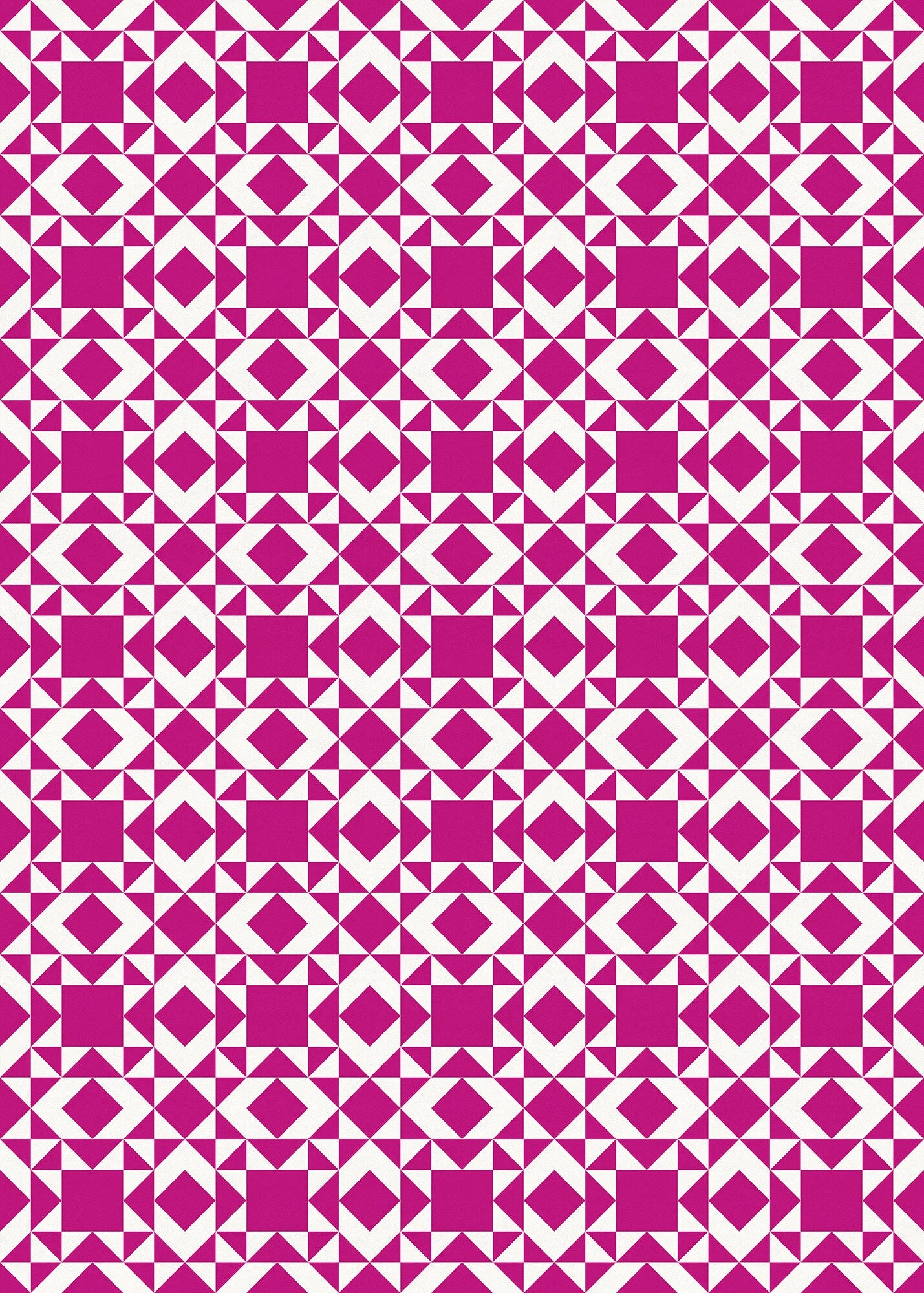 Sundance Indoor/Outdoor Washable Floor Covering - Pink Southwestern Geometric - 2-Ply Vinyl with Non-Slip Latex Backing