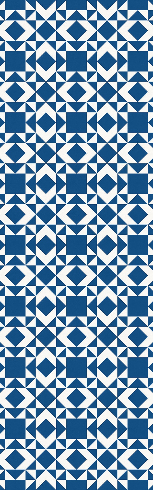 Cheyenne Versatile Indoor/Outdoor Washable Rug - Blue Southwestern Geometric - Vinyl with Non-Slip Latex Backing