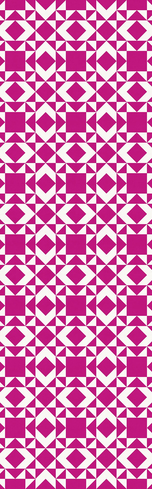 Sundance Indoor/Outdoor Washable Floor Covering - Pink Southwestern Geometric - 2-Ply Vinyl with Non-Slip Latex Backing