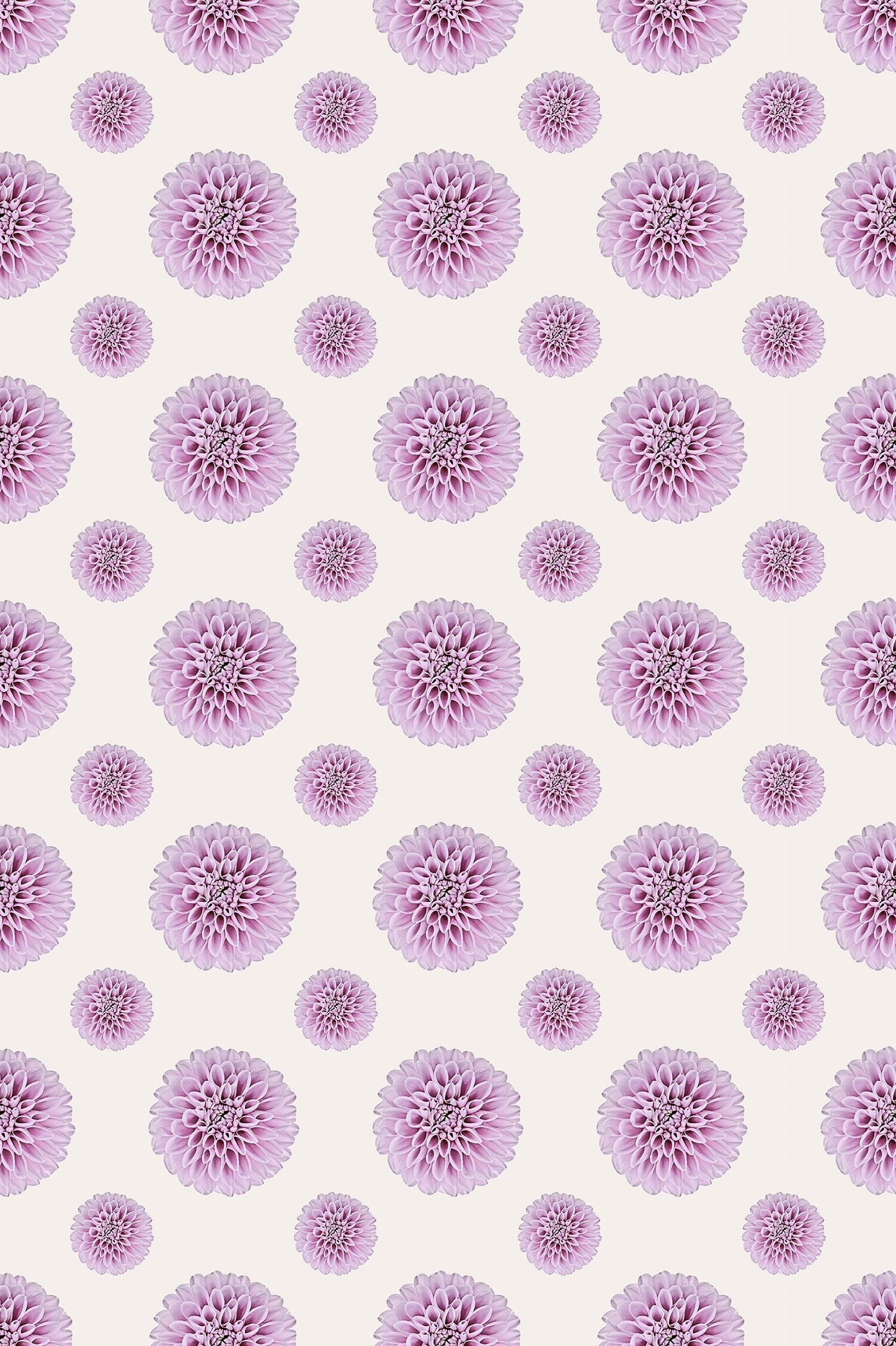 Blossom in Lavender Versatile Indoor/Outdoor Rug- Purple Modern Floral - Vinyl with Non-Slip Latex Backing