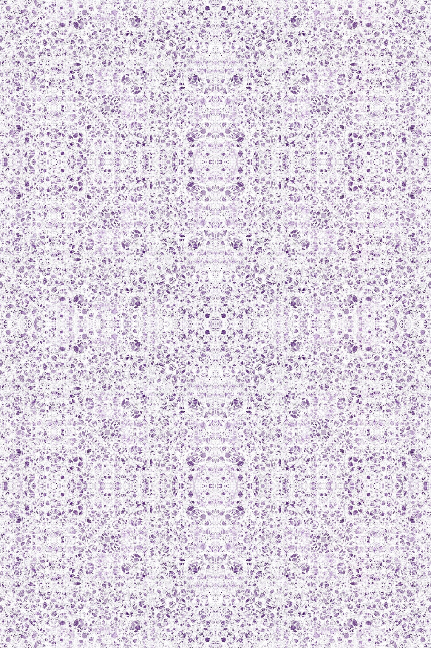 Poppies in Lavender Indoor/Outdoor Floor Covering - French Country - 2-Ply Vinyl with Non-Slip Latex Backing