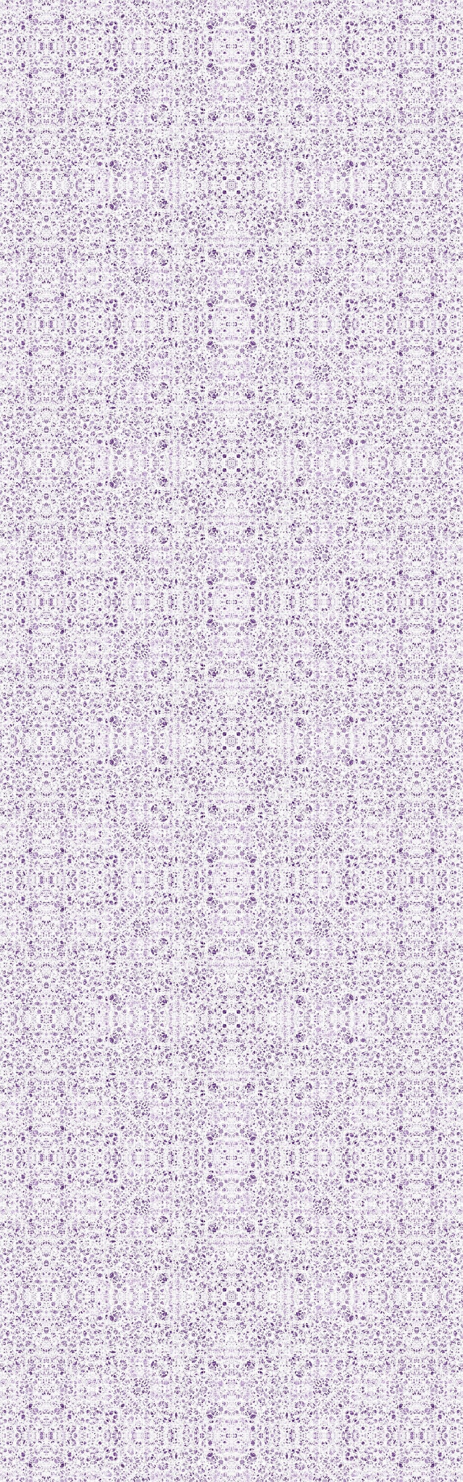 Poppies in Lavender Indoor/Outdoor Floor Covering - French Country - 2-Ply Vinyl with Non-Slip Latex Backing